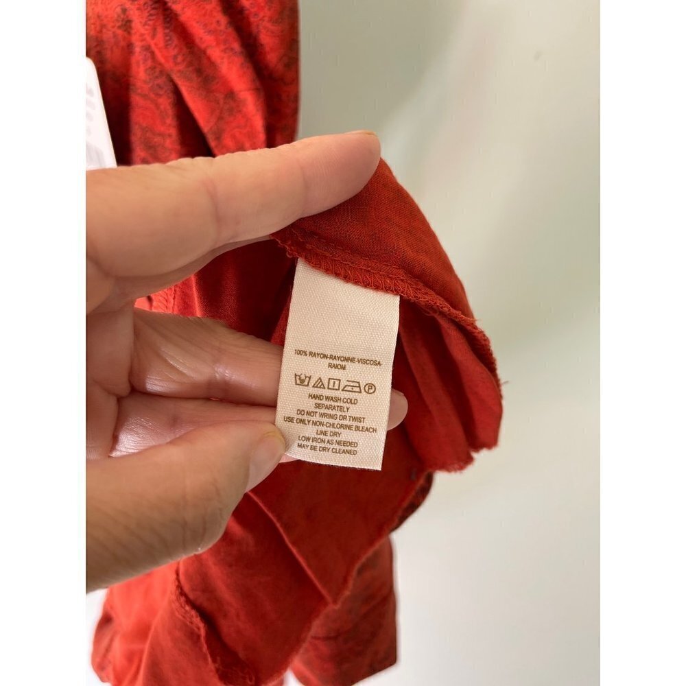 NWT Free People Womens Lounge Pants Size Small S Wide Leg Spice Combo Pure Rayon - Picture 9 of 12
